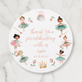 ダンスと女の子の誕生日パ感謝していーティー フェイバータグ