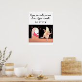 ダンスと歌 ポスター (キッチン)