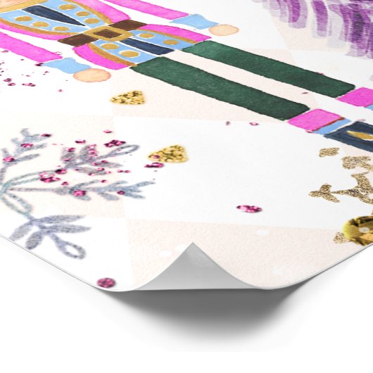 ダンスと誕生日ガールくるみ割り ポスター (角)