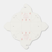 ダンスとTwillバレリーナピンクバレエ赤ちゃんシャワー フェイバーボックス (折り畳みなし)