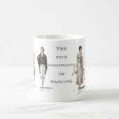 ダンスに対するジェーンAustenの年齢はコントルダンスを踊ります コーヒーマグカップ (中央)