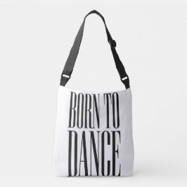 ダンスに生まれついた ミニマリスト ダンス 引用Tシャツ クロスボディバッグ