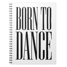 ダンスに生まれついた ミニマリスト ダンス 引用Tシャツ ノート