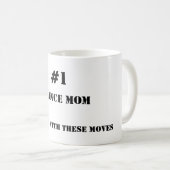 ダンスのお母さんのマグ コーヒーマグカップ (正面右)