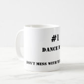 ダンスのお母さんのマグ コーヒーマグカップ (正面左)