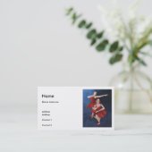 ダンスのインストラクターの名刺 名刺 (スタンド正面)