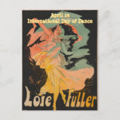 ダンスのインターネーションの日モダン – ダンスファインアート ポストカード (正面)