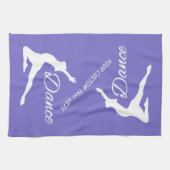 ダンスのカスタムなモノグラム及び色手タオル キッチンタオル (横)