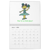 ダンスのカレンダー2012年 カレンダー (3月 2026)