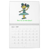 ダンスのカレンダー2012年 カレンダー (3月 2027)