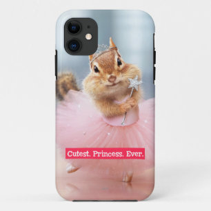 ダンスのスタジオのチュチュのかわいいシマリスのバレリーナ iPhone 11 ケース