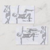 ダンスのスタジオのパーソナライズな名刺 名刺 (正面/裏面)