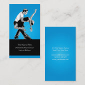 ダンスのスポーツのインストラクターの名刺 名刺 (正面/裏面)