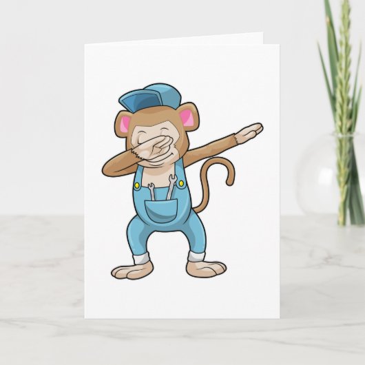 ダンスのダブが得意な猿の整備士 カード (正面)