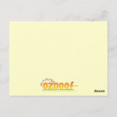 ダンスのフロアにハグ ポストカード (裏面)