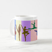 ダンスのマグ コーヒーマグカップ (正面左)