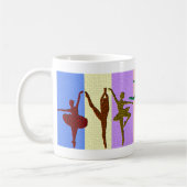 ダンスのマグ コーヒーマグカップ (左)