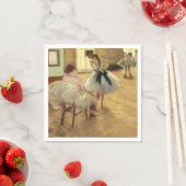 ダンスのレッスンをエドガー スタンダードカクテルナプキン (インサイチュ)