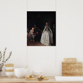 ダンスのレッスン – Fragonard Roco Art ポスター (キッチン)