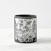 ダンスの不気味なマグ マグカップ (中央)