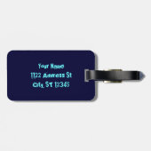 ダンスの体操の応援の荷物のラベル ラゲッジタグ (裏面横)