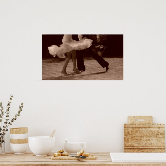 ダンスの優雅さ ポスター (キッチン)