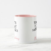 ダンスの先生のユーモアのマグ マグカップ (中央)