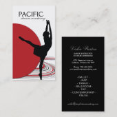 ダンスの先生の名刺 名刺 (正面/裏面)