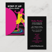 ダンスの先生の名刺 名刺 (正面/裏面)