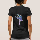 ダンスの前部ダンサーの背部 Tシャツ (裏面)