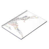 ダンスの単語の雲 ノートブック (左側)