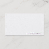 ダンスの名刺 名刺 (裏面)