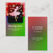 ダンスの名刺 名刺 (正面/裏面)