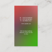 ダンスの名刺 名刺 (裏面)