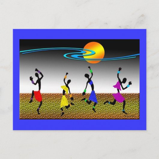 ダンスの喜び ポストカード (正面)