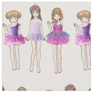 ダンスの女の子 ファブリック