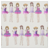 ダンスの女の子 ファブリック (見本)