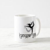 ダンスの姿勢のIyengarのヨガのギフトの主 コーヒーマグカップ (正面右)