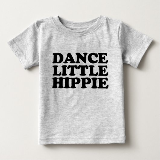 ダンスの小さいヒッピーのティー ベビーTシャツ (正面)