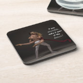 ダンスの感動的引用文 コースター (左側)