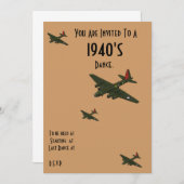 ダンスの招待 招待状 (正面/裏面)