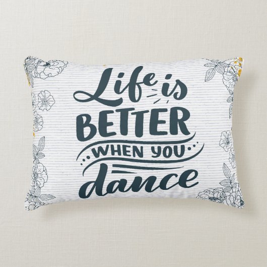 ダンスの方が良い アクセントクッション (正面)