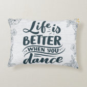 ダンスの方が良い アクセントクッション (裏面)