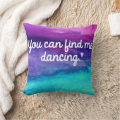 ダンスの水彩画の枕 クッション (ブランケット)