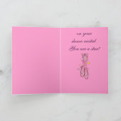 ダンスの演奏会のお祝い! カード (内部)