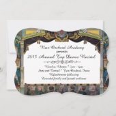 ダンスの演奏会のヴィンテージの劇場の招待状 招待状 (正面)