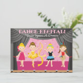 ダンスの演奏会の招待状 招待状 (スタンド正面)