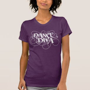 ダンスの花型女性歌手 Tシャツ