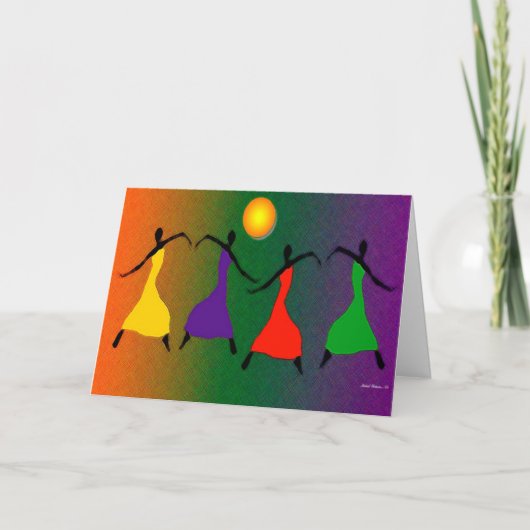 ダンスの芸術 サンキューカード (正面)