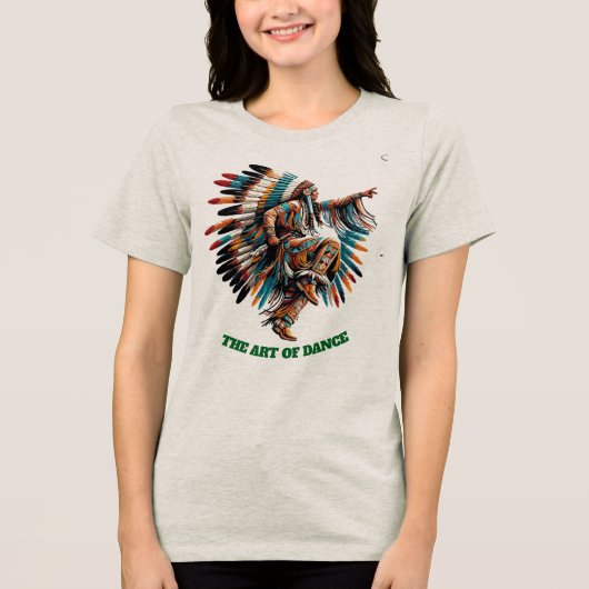 ダンスの芸術Tシャツ トライブレンドＴシャツ (正面)